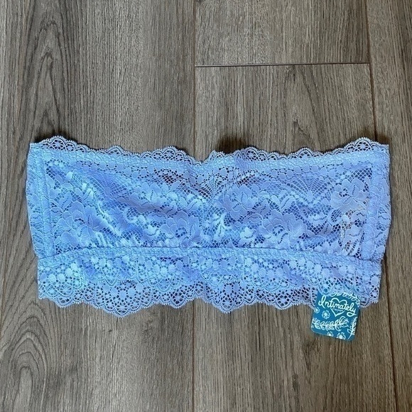 Free People Lacey Looks Bandeau In Blue Size Medium - Picture 15 of 15